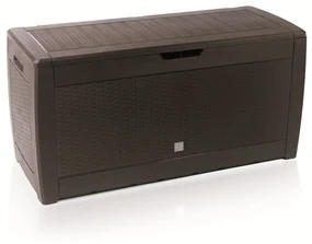 Záhradný box, 310 l, tmavo hnedá