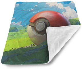 Sablio Deka pre bábätko Pokemon ball Krajina - 80x100 cm