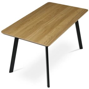 Autronic BONTEC Jedálenský stôl 140x80cm, mdf, dub, HT-531 OAK Farba: Hnedá