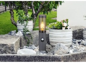 Globo 3158SAS - Vonkajšia lampa so senzorom BOSTON 1xE27/15W/230V 45 cm IP44