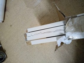 AKCIA Nástenná polica SHELVIX 55 cm biela II. akosť