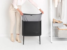 Brabantia Kôš na bielizeň Bo 60L čierna