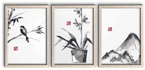 Obrazy v súprave 3 ks 38x53 cm – Wallity