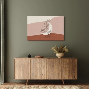Obraz - Boho listy N⁰2 (90x60 cm)