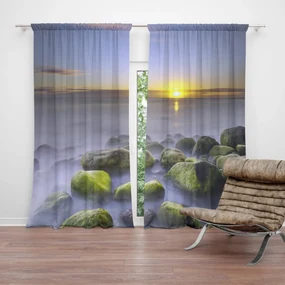 Sablio Záves kameňmi v jezeře: 2 ks 140x250 cm