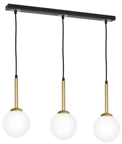 Luster na lanku PARMA 3xE14/40W/230V čierna