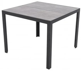 Doppler Bergamo 90x90 Melia Likatex - hliníková sedacia súprava 4+1