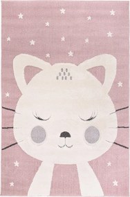 Koberec SKANDI KIDS A1096A ružový / krémový