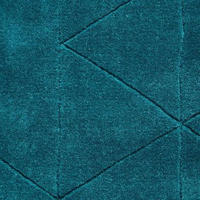 Smaragdovozelený vlnený koberec Think Rugs Kasbah, 150 x 230 cm