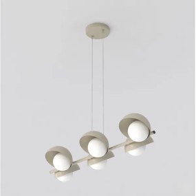 Luster na lankách BOOM 6xG9/8W/230V béžový