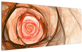 Obraz - Ruže umeleckého duchu (120x50 cm)