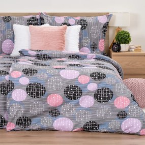 4Home Krepové obliečky Pink illusion, 140 x 200 cm, 70 x 90 cm, 140 x 200 cm, 70 x 90 cm