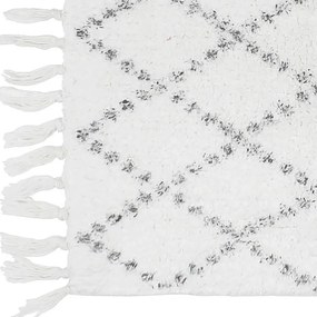 Biela kúpeľňová predložka 50x80 cm Latika – douceur d'intérieur