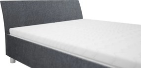 Posteľ Bali 160x200 cm, dymovo šedá látka