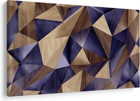 Obraz - 3D drevené trojuholníky (90x60 cm)