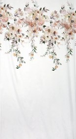 ZÁVES NA KRÚŽKOCH AVERY 140X250 CM KVETY