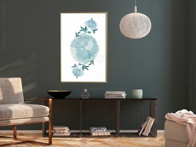 Artgeist Plagát - Floral Planet [Poster] Veľkosť: 40x60, Verzia: Zlatý rám