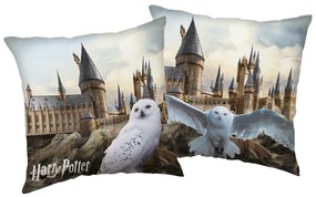 Jerry Fabrics Dekoračný vankúšik 40x40 cm - Harry Potter "Hedwig 02"