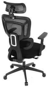 Kancelárska ergonomická stolička MARIA — látka, čierna
