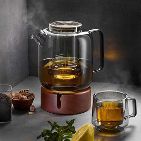 Gefu Trevio čajová kanvica s ohrievačkom 1,5 l