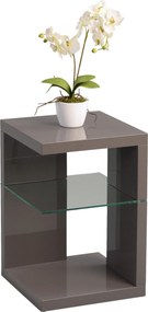 XXXLutz PRÍRUČNÝ STOLÍK, antracitová Xora - Stolíky do obývačky - 001815009103