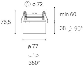 LED2 KLIP, CB DIM 11W 2700K 21507253D