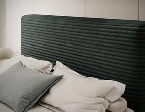 Kontinentálna posteľ Alamito 120x200, zelená (modulo 35)