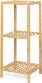 Bambusový kúpeľňový regál v prírodnej farbe 37x83 cm Skaren – Bonami Essentials
