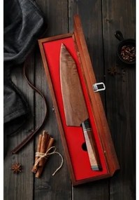 DELLINGER Octagonal Desert Iron Wood Full nůž Kiritsuke / Chef 8,5"