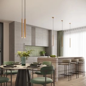 Sollux SL.1342 - Luster na lanku ARCHE 3xG9/8W/230V zlatá