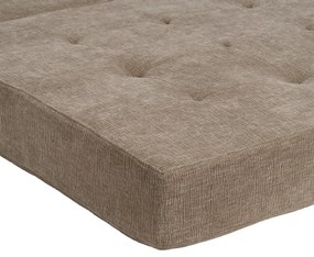 Béžové rozkladacie ženilkové kreslo – Ixia