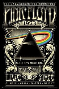 Plagát, Obraz - Pink Floyd - The Dark Side of the Moon Tour 1973