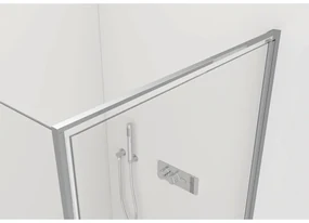 Cerano Porte, 1-krídlový sprchovací kút 90x70 cm, 8mm číre sklo, chrómový profil, CER-CER-413531