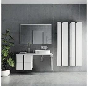 Kúpeľňová skrinka nízka RAVAK Balance 600 biela/grafit