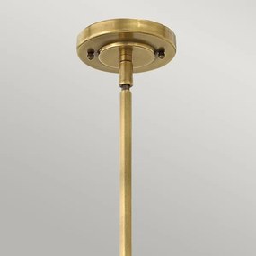 Hinkley HK-AMELIA-P-S-RB - Luster na tyči AMELIA 1xE27/60W/230V mosadz