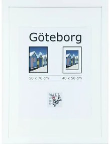 Fotorámik Göteborg, drevený, biely 50x70 cm