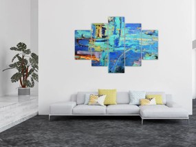 Obraz - Abstraktné olejomaľba (150x105 cm)