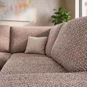 Bielastické poťahy MODULO orieškové sedák S (40-59 cm x 50-80 cm)