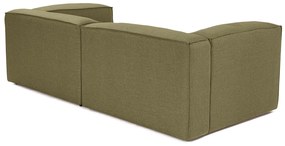 Dvojmiestna pohovka z ľanu LinoLuxe - khaki