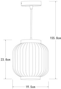 Lucide 13435/01/31 - Luster na lanku GOSSE 1xE27/40W/230V