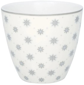 Sivá porcelánová šálka Green Gate Laurie, 300 ml