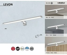 Rabalux 2114 kúpeľňové LED svietidlo Levon, 40 cm
