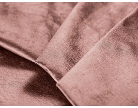 Ružová zamatová rozkladacia pohovka Milo Casa Luca