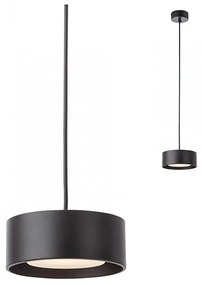 Redo 01-3101 - LED Luster na lanku PUNKT LED/6W/230V pr. 15 cm čierna