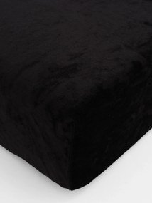Plachta mikroplyš Deluxe 90 x 200 cm - čierna