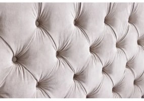 Posteľ 43106 160x200cm Zamat Champagne  - Komfort-nábytok