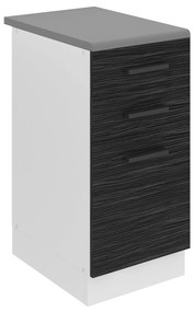 Kuchynská skrinka spodná 40 cm šuflíky  TOR SDSZ40WS/0/WT/HK/B/B1/PP