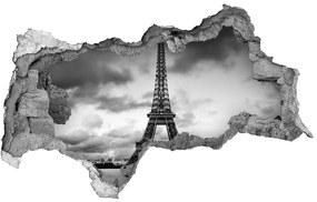 Fototapeta diera na stenu 3D Eiffelova veža v paríži nd-b-76327213