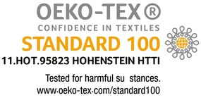 Biele/taupe bavlnené obliečky na dvojlôžko/predĺžené 240x220 cm Goyave – douceur d'intérieur