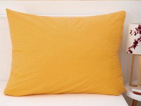 Bavlnená obliečka na vankúš Renforcé 70 × 90 cm – Jasmine horčicová